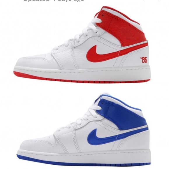 SOLD  Nike Air Jordan 1 Mid SE (GS) 85 SOLD - Picture 4 of 10